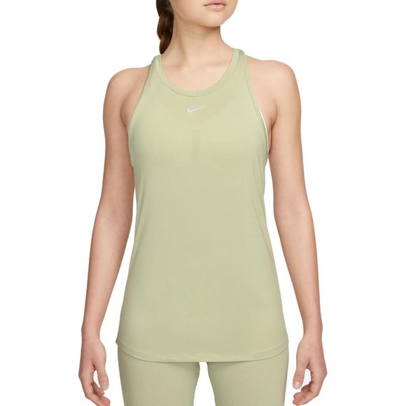 Nike Tops - Nike Dri-FIT Women's One Luxe Slim Fit Training Tank Top Olive SMALL DD0595-371